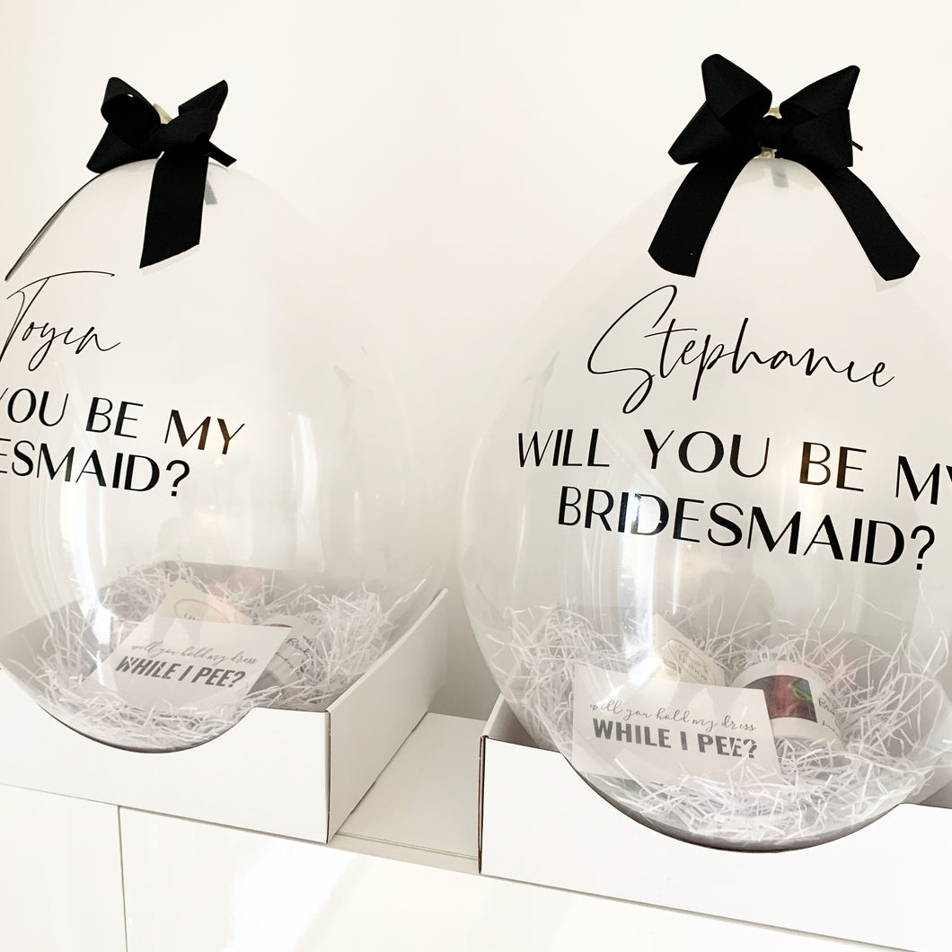 Bridesmaid Proposal Balloon