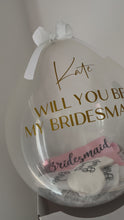 Load and play video in Gallery viewer, Bridesmaid Proposal Balloon
